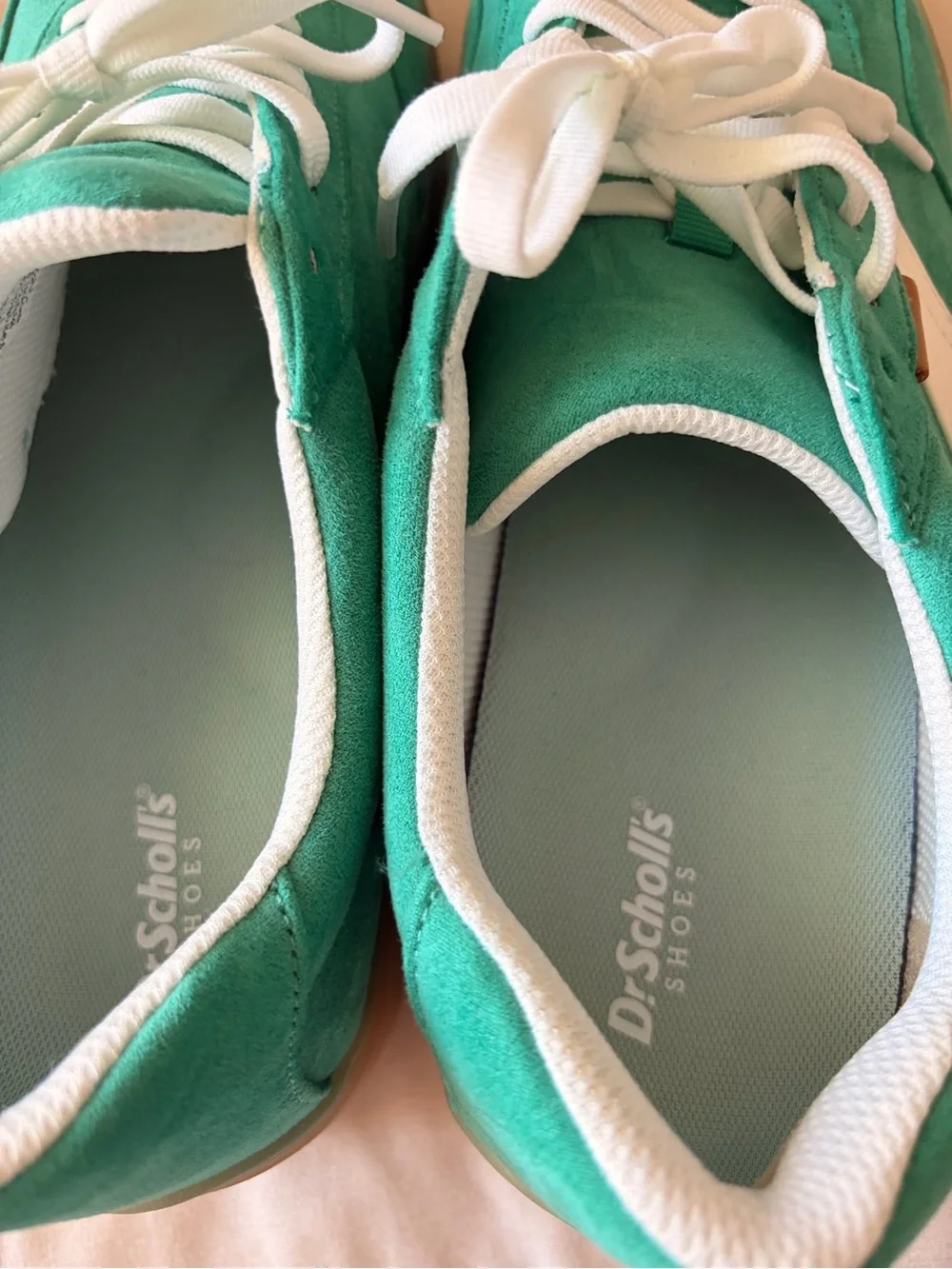 Dr. Scholls Faux Leather Sneakers Kelly Green